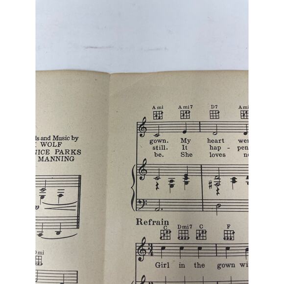 1951 Green Sleeves Sheet Music Sammy Kaye Wolf Parks Manning - Picture 4 of 9